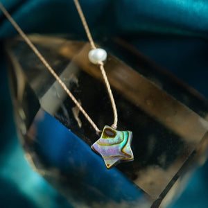 SoulKu - Abalone Shoot for the Stars Necklace