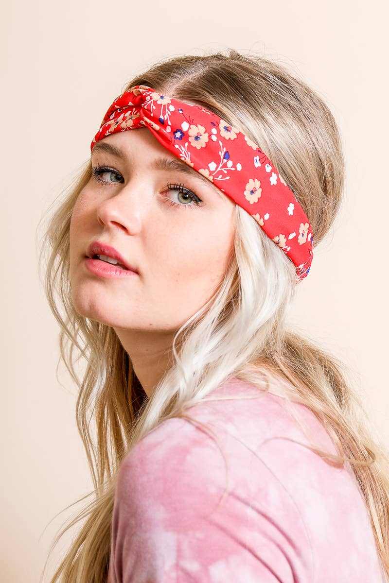 Sakura Blossom Twist Headwrap
