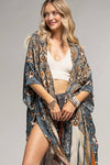 Artemis Vintage Inspired Paisley Kimono