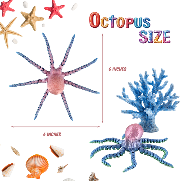 3D Printed Articulated Octopus Fidget Toy