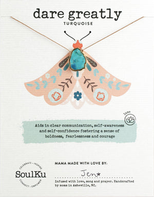 Dare Greatly Alchemy Necklace - Turquoise