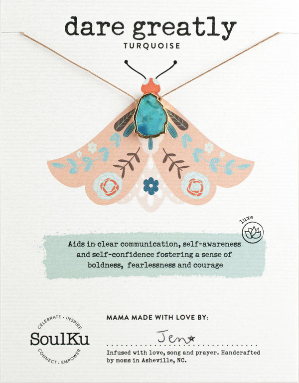 Dare Greatly Alchemy Necklace - Turquoise