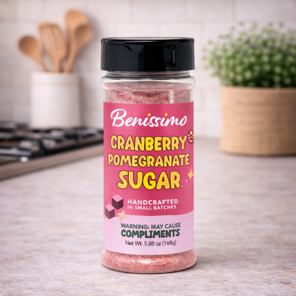 Benissimo / Hongar Farms / Lesley Elizabeth - Cranberry Pomegranate Sugar (250mL PET)