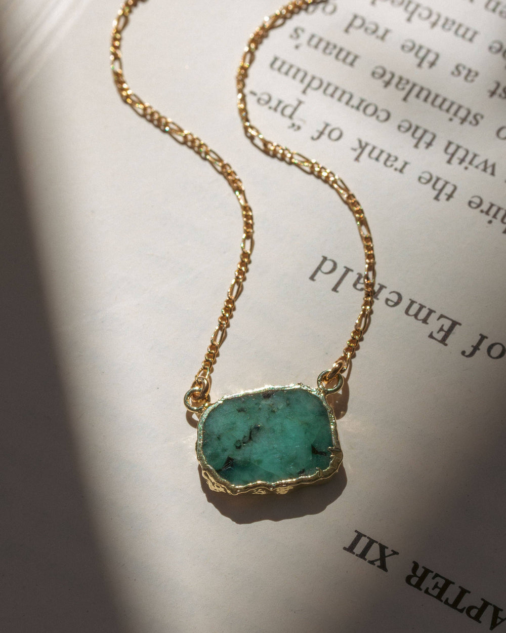 Wild & Grounded Emerald Necklace