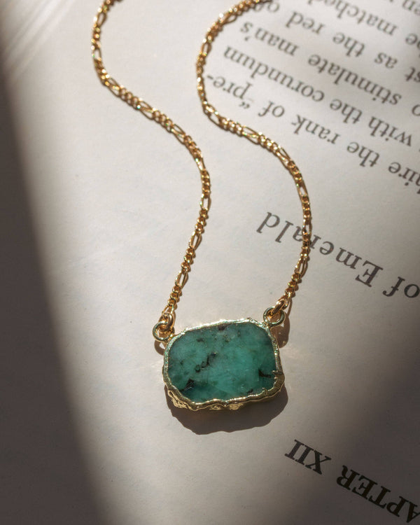 Wild & Grounded Emerald Necklace