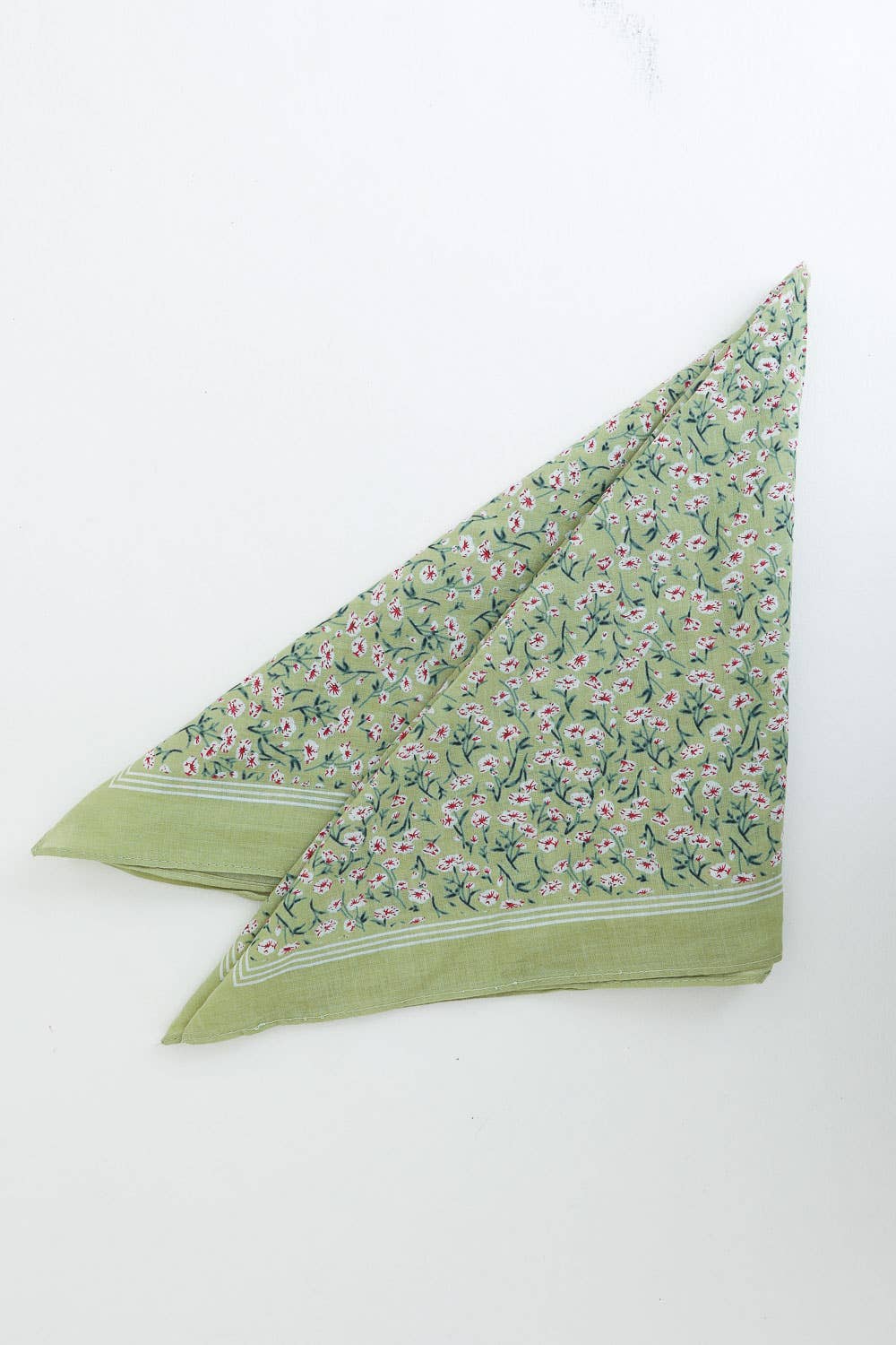 Boho Floral Cotton Bandana