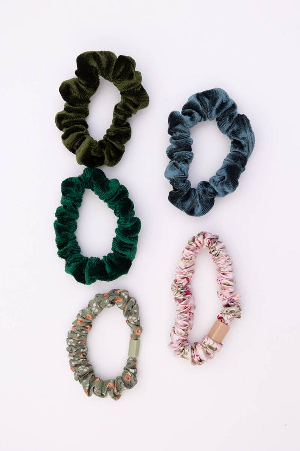 Floral Hair Scrunchies