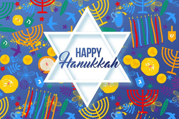 Micro Puzzles - HANUKKAH COLLAGE Puzzle Jewish Holiday Menorah Dreidel