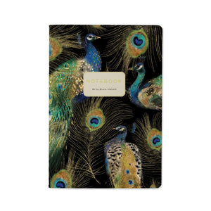BV by Bruno Visconti - A5 Notebook -  Magic Peacocks