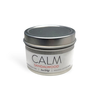 CALM Sandalwood Candle MINI