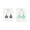 WHS Stone Coin Earrings