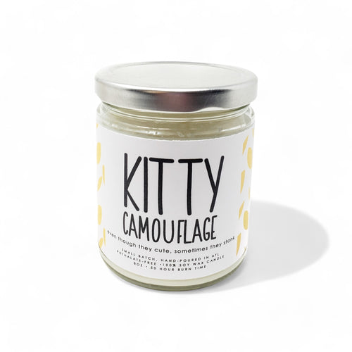 Kitty Camouflage Candle - 8oz