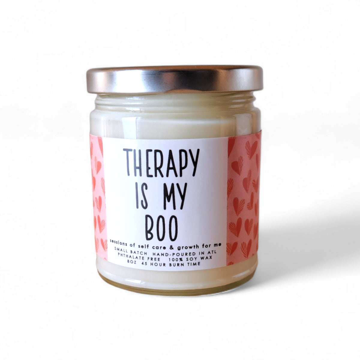 Therapy is My Boo Candle