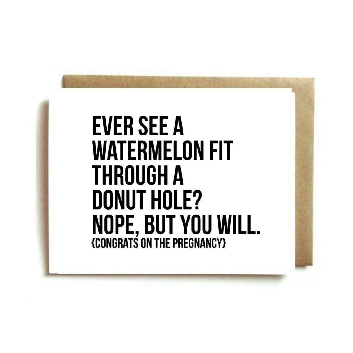 Expecting Mom Card - Watermelon