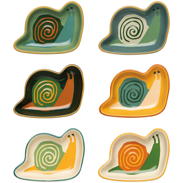 Danica Jubilee - Snails Pinch Bowls Set of 6 Assorted