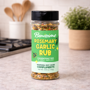 Benissimo / Hongar Farms / Lesley Elizabeth - Rosemary Garlic Seasoning & Rub (250mL PET)
