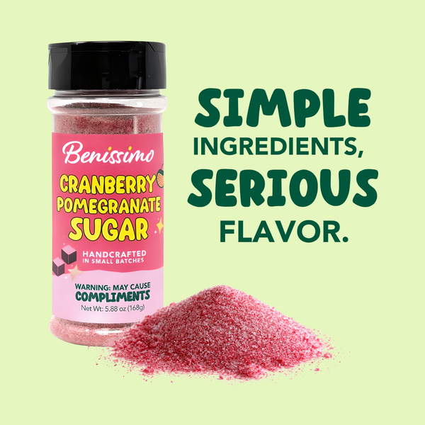 Benissimo / Hongar Farms / Lesley Elizabeth - Cranberry Pomegranate Sugar (250mL PET)