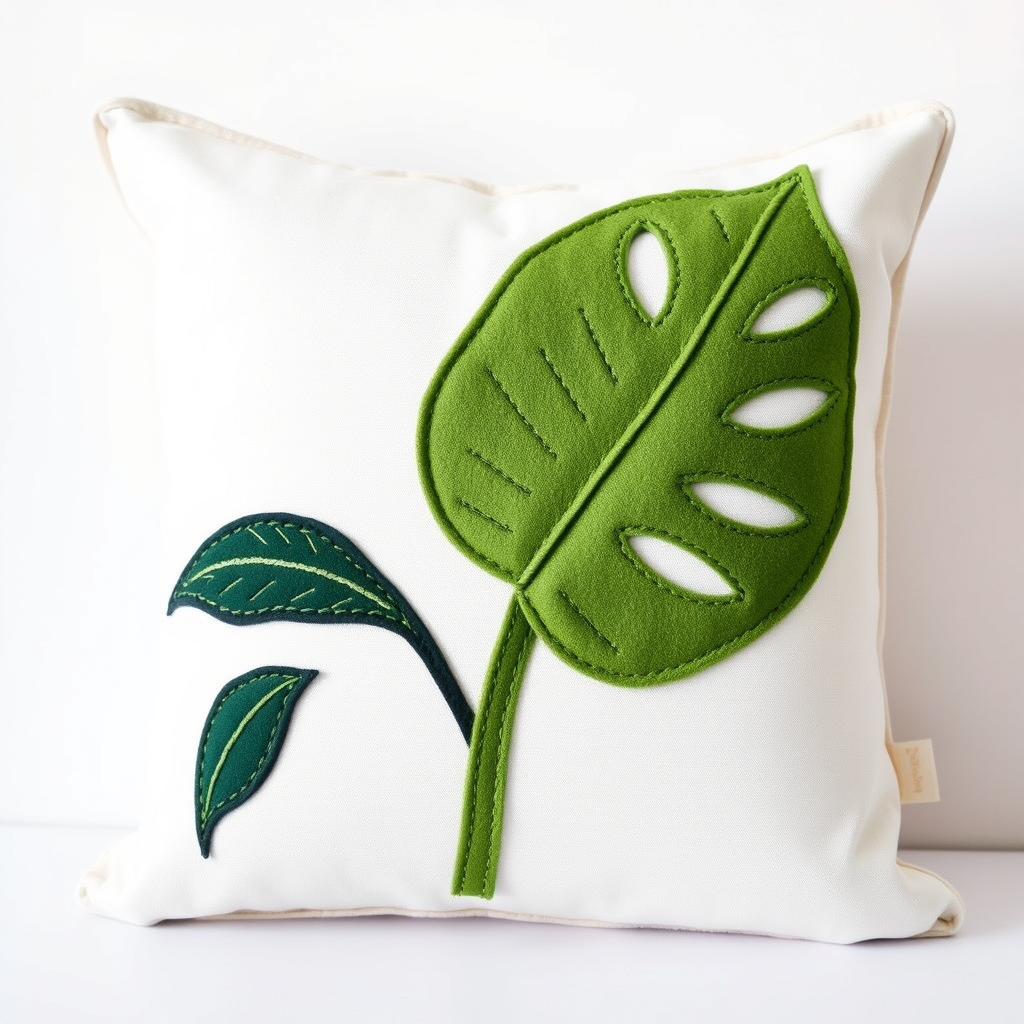 Sewing 102: Machine + Hand Appliqued Pillows