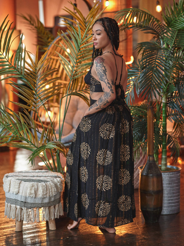 Open Sides Boho Dress w/pockets