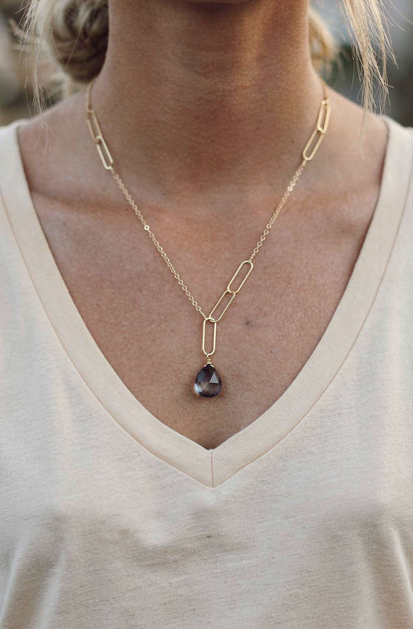 Jewelry 102 - The Link and Stone Necklace