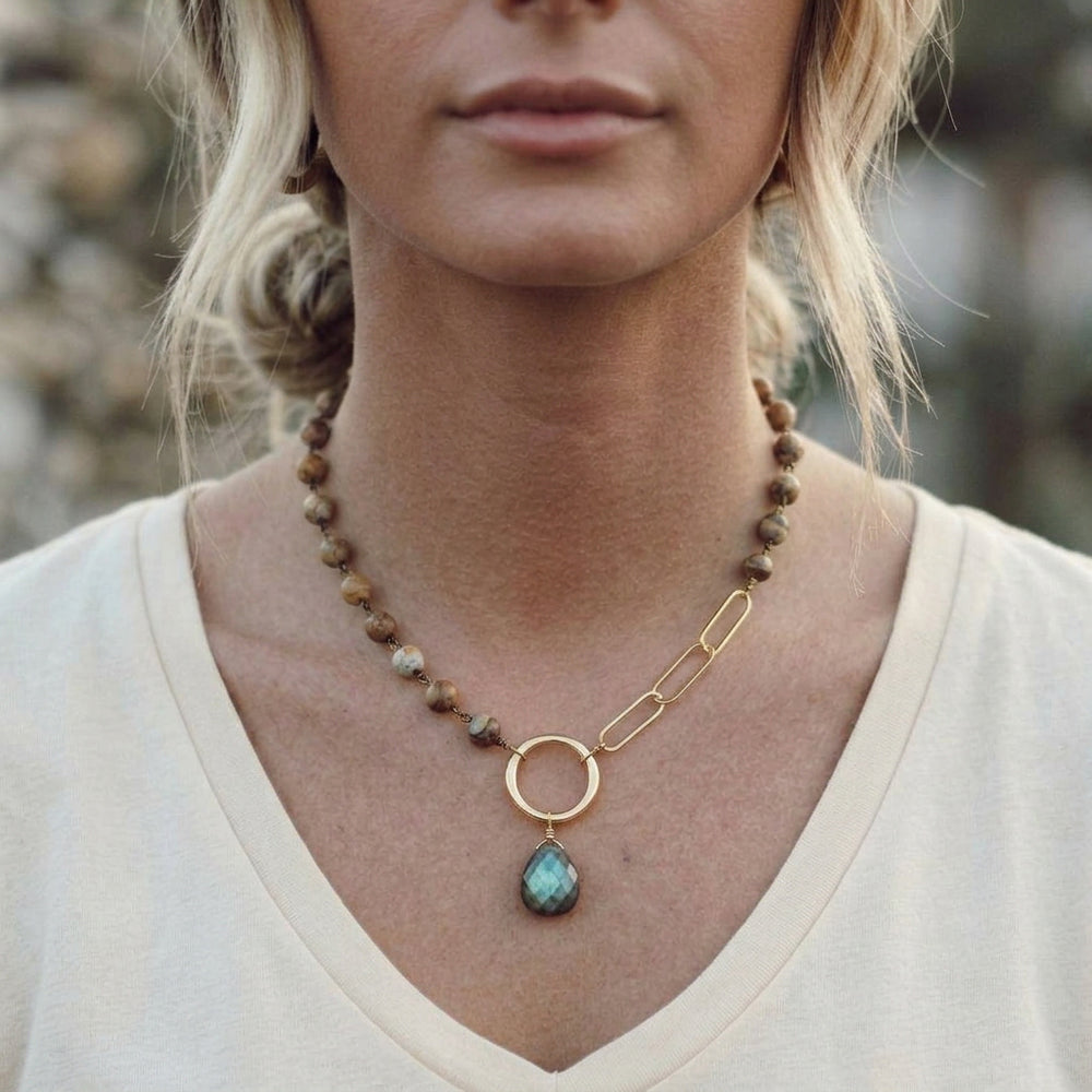 Jewelry 102 - The Link and Stone Necklace