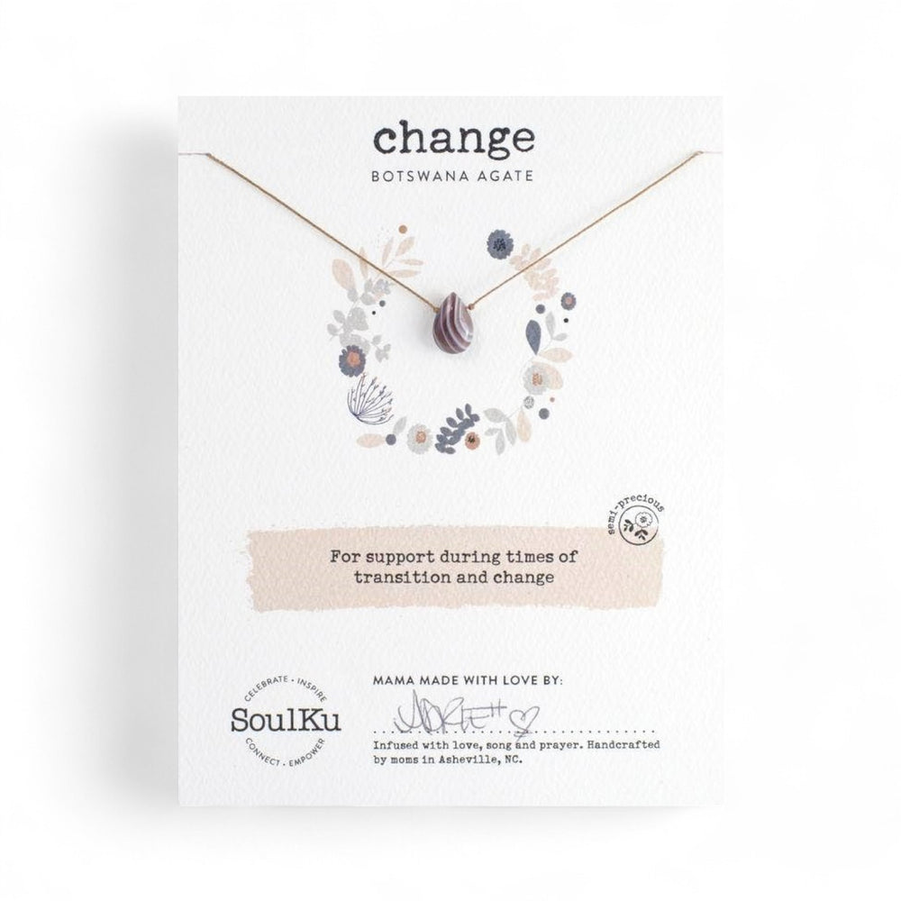 Change Botswana Agate Necklace