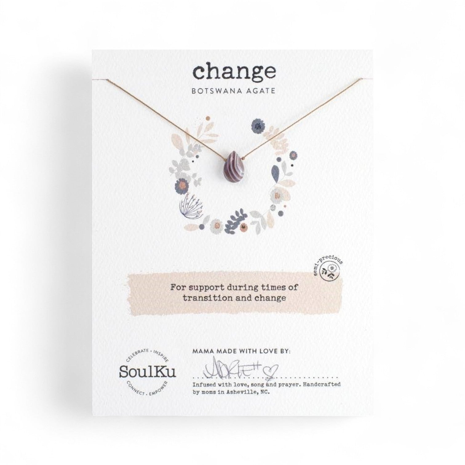 Change Botswana Agate Necklace