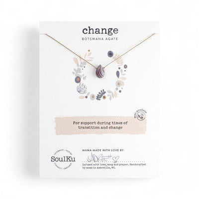 Change Botswana Agate Necklace