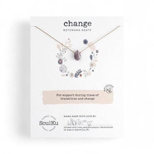 Change Botswana Agate Necklace