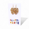 Monstera Drop Earrings