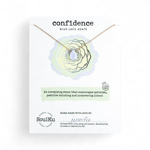 Confidence Blue Lace Agate Necklace