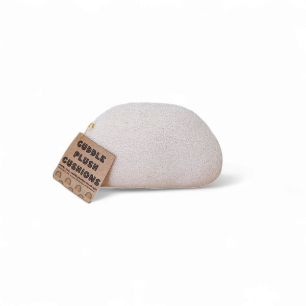 Happy Cloud Rattle Cuddle Plush Cushion