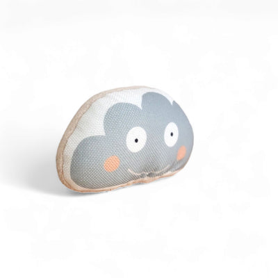 Happy Cloud Rattle Cuddle Plush Cushion