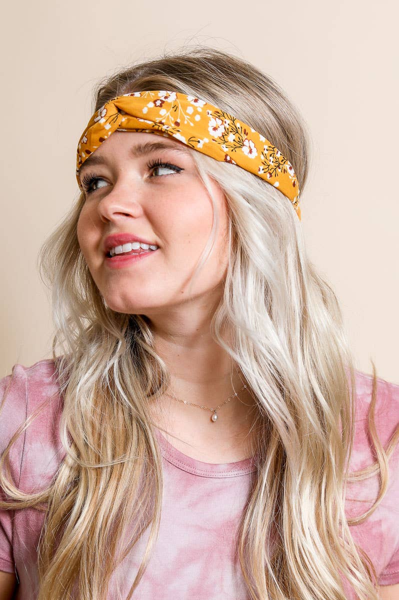 Sakura Blossom Twist Headwrap