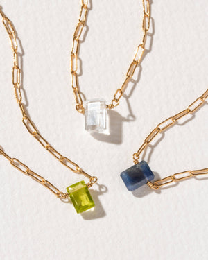 Luna Norte - Prism Gems Birthstone Necklace - April