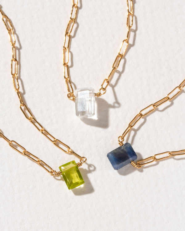 Luna Norte - Prism Gems Birthstone Necklace - April