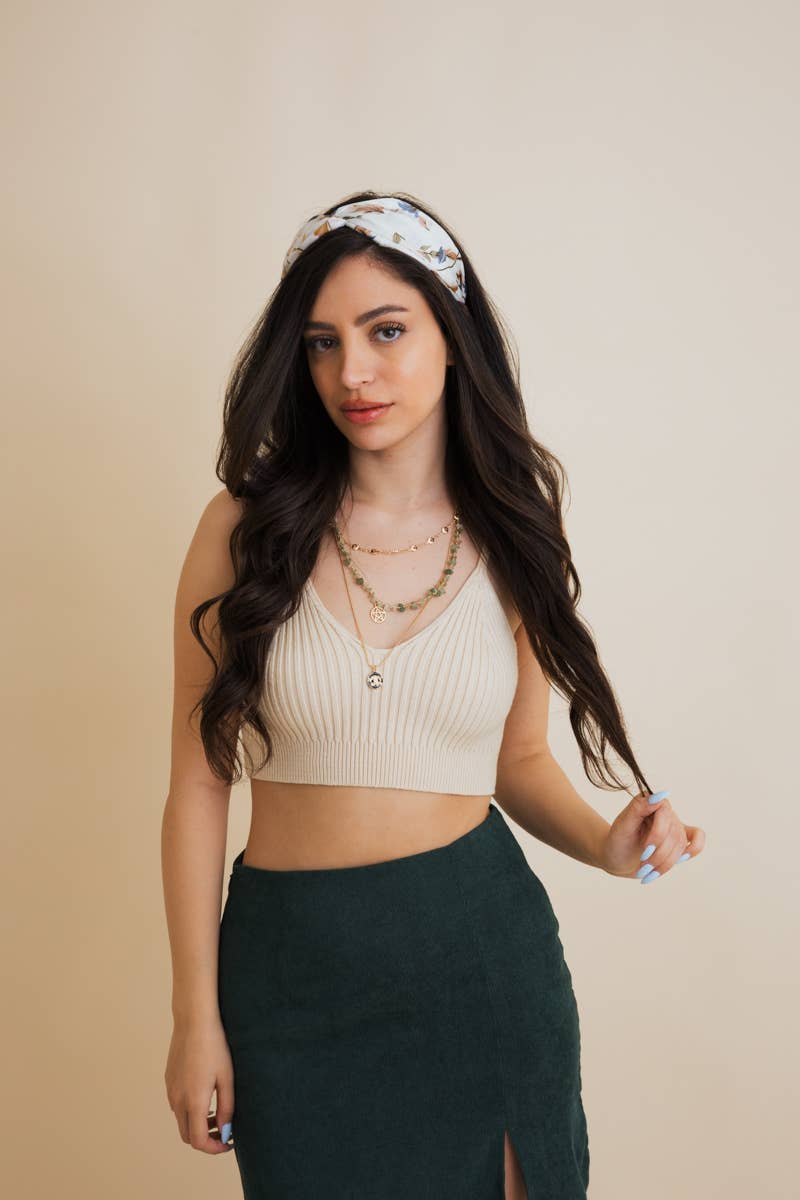 Floral Satin Headband