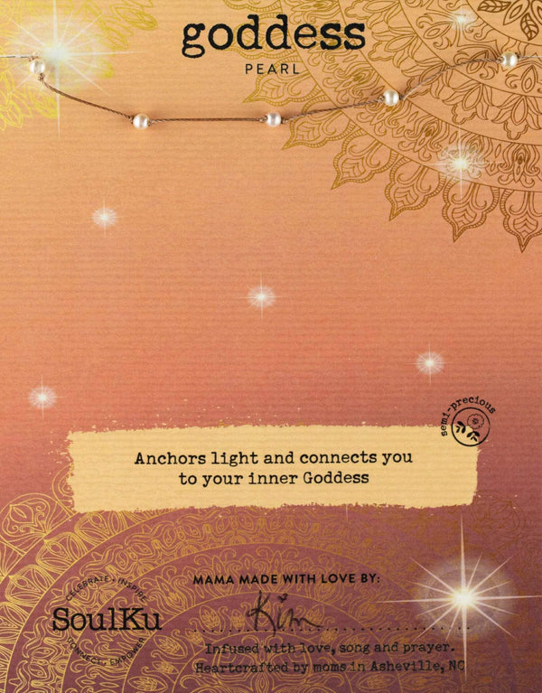Multi Pearl Necklace – Dainty, Floating – Meaningful Gift