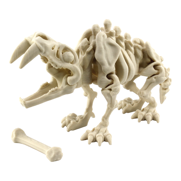 PowerTRC 3D Print - 3D Printed Flexible Crystal Dragon & Jurrasic Dinosaurs