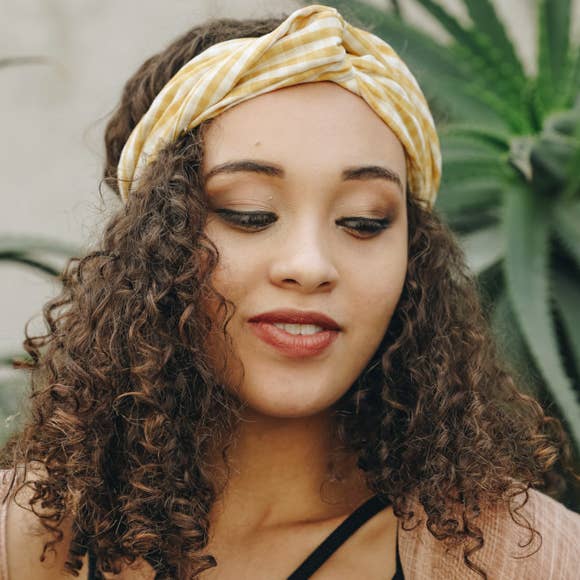 Checkered Knotted Headband