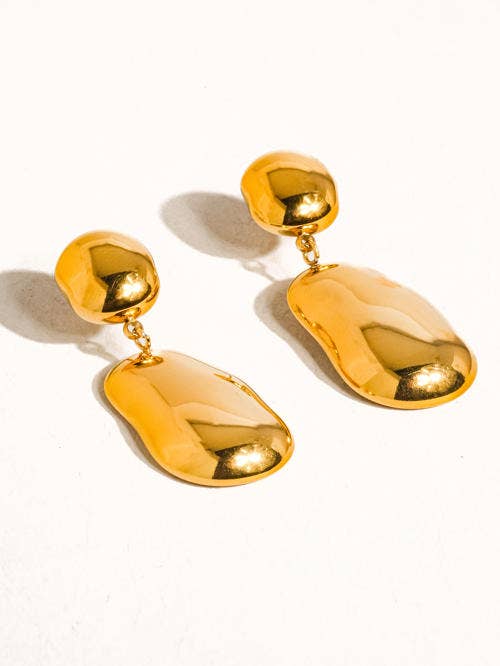 Flânerie by MAIQ - Gemali 18K Non-Tarnish Classic Drop Earring: Yellow Gold