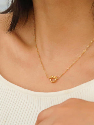 Aimee Petite Heart Non-Tarnish Necklace