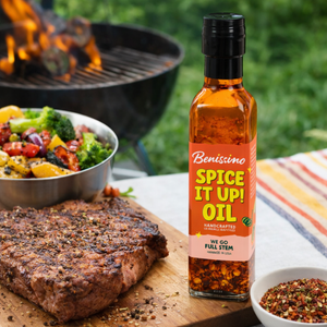 Benissimo / Hongar Farms / Lesley Elizabeth - Benissimo Spice it Up! Oil – 8.12 fl oz Marasca