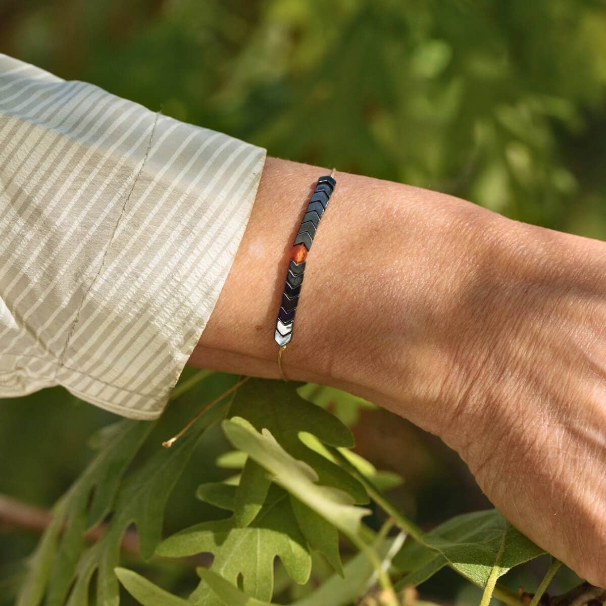 Adventure Awaits Carnelian Adjustable Bracelet