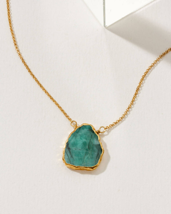 Earth, Wind and Fire Emerald Necklace