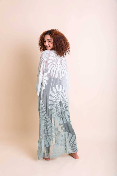 Ombre Lace Kimono