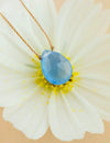 Daughter Luxe Necklace - Blue Chalcedony
