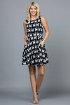 Cute Cat Print Dress