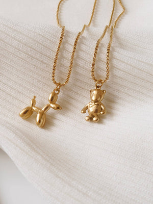 Cooper Non-Tarnish Balloon Dog Necklace