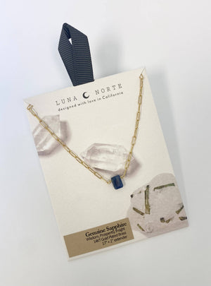 September Birthstone Necklace